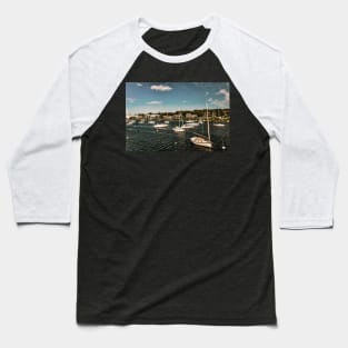 Falmouth Harbor, Cape Cod Baseball T-Shirt